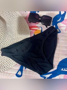Old Navy Black Hipster Full Back Coverage Bikini Bottom